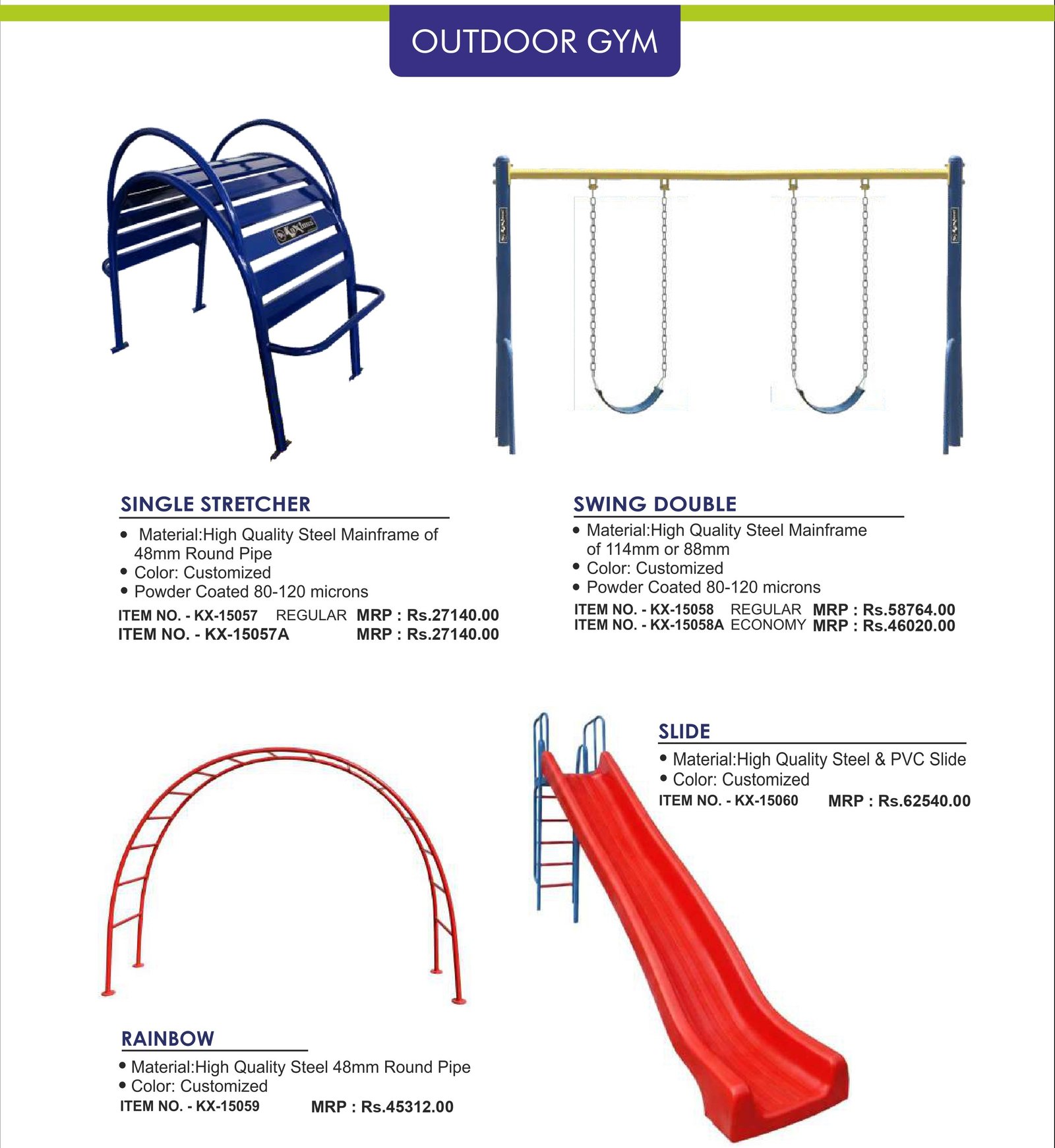Outdoor Gym Catalogue Page 211